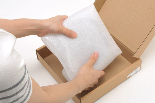 ギフトラッピングの包装例