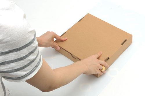 ギフトラッピングの包装例