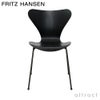 FRITZ HANSEN フリッツ・ハンセン SERIES 7 セブンチェア 3107 チェア カラードアッシュ カラー：ブラック ベースカラー：ブラック粉体塗装 デザイン：アルネ・ヤコブセン