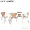 FRITZ HANSEN フリッツ・ハンセン SERIES 7 セブンチェア 3107 チェア ナチュラルウッド カラー：オーク ベースカラー：クローム仕上げ デザイン：アルネ・ヤコブセン