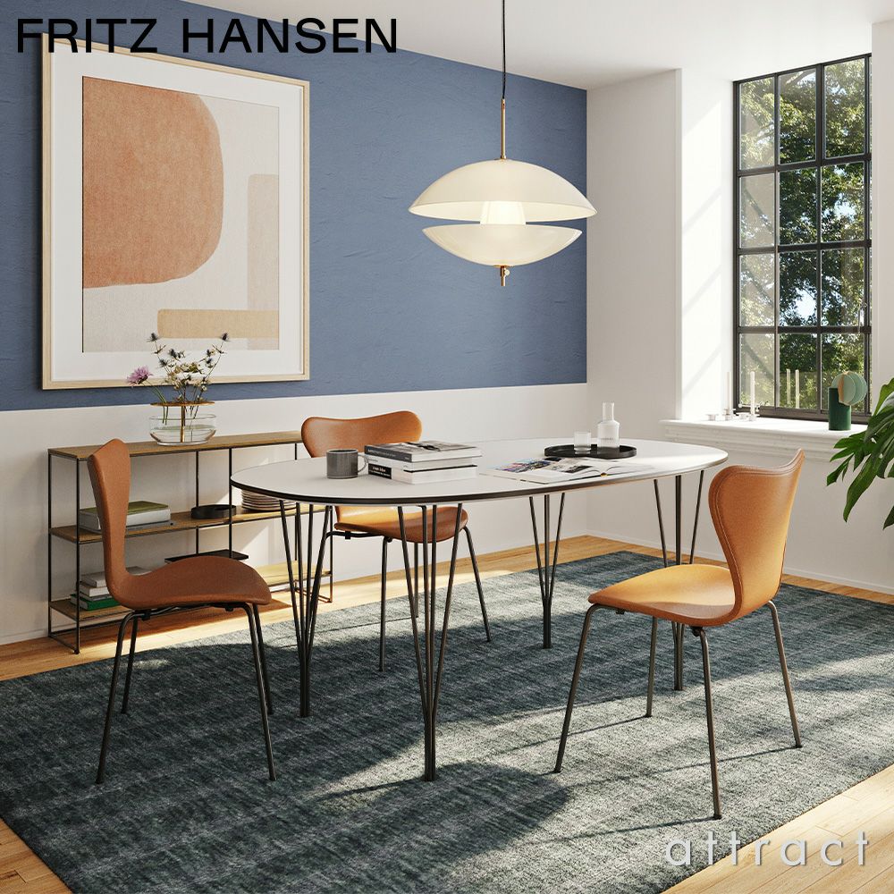 FRITZ HANSEN フリッツ・ハンセン SERIES 7 セブンチェア 3107 チェア フルパディング エッセンシャルレザー カラー：5色 ベースカラー：7色 デザイン：アルネ・ヤコブセン