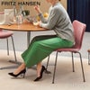 FRITZ HANSEN フリッツ・ハンセン SERIES 7 セブンチェア 3107 チェア フルパディング BELFAST ベルファスト カラー：グレーブラウン ベースカラー：クローム仕上げ デザイン：アルネ・ヤコブセン