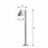 Louis Poulsen ルイスポールセン Toldbod 155 Bollard トルボー 155 ボラード Φ155mm カラー：アルミ デザイン：Louis Poulsen Lighting A/S