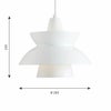 Louis Poulsen ルイスポールセン Doo-Wop ドゥー・ワップ ネイビーペンダント Φ283mm カラー：ホワイト デザイン：Louis Poulsen Lighting A/S & デンマーク海軍施設局