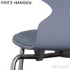  FRITZ HANSEN フリッツ・ハンセン ANT アリンコチェア 3101 チェア フロントパディング 4本脚 カラードアッシュ カラー：ラベンダーブルー 張地：Vanir ヴァニール ファブリックカラー：ライトブルー（733） ベースカラー：クローム仕上げ デザイン：アルネ・ヤコブセン