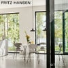 FRITZ HANSEN フリッツ・ハンセン ANT アリンコチェア 3101 チェア フロントパディング 4本脚 ラッカー カラー：エバーグリーン 張地：Vidar ヴィダー ファブリックカラー：ダークグリーン（1062） ベースカラー：クローム仕上げ デザイン：アルネ・ヤコブセン