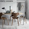 FRITZ HANSEN フリッツ・ハンセン GRAND PRIX グランプリチェア 4130 チェア ウッドレッグ ナチュラルウッド カラー：2色 デザイン：アルネ・ヤコブセン