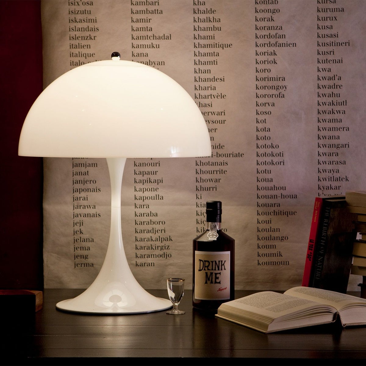 Louis Poulsen ルイスポールセン Panthella 400 Table パンテラ 400 テーブル テーブルランプ カラー：オパール・ホワイト デザイン：ヴェルナー・パントン