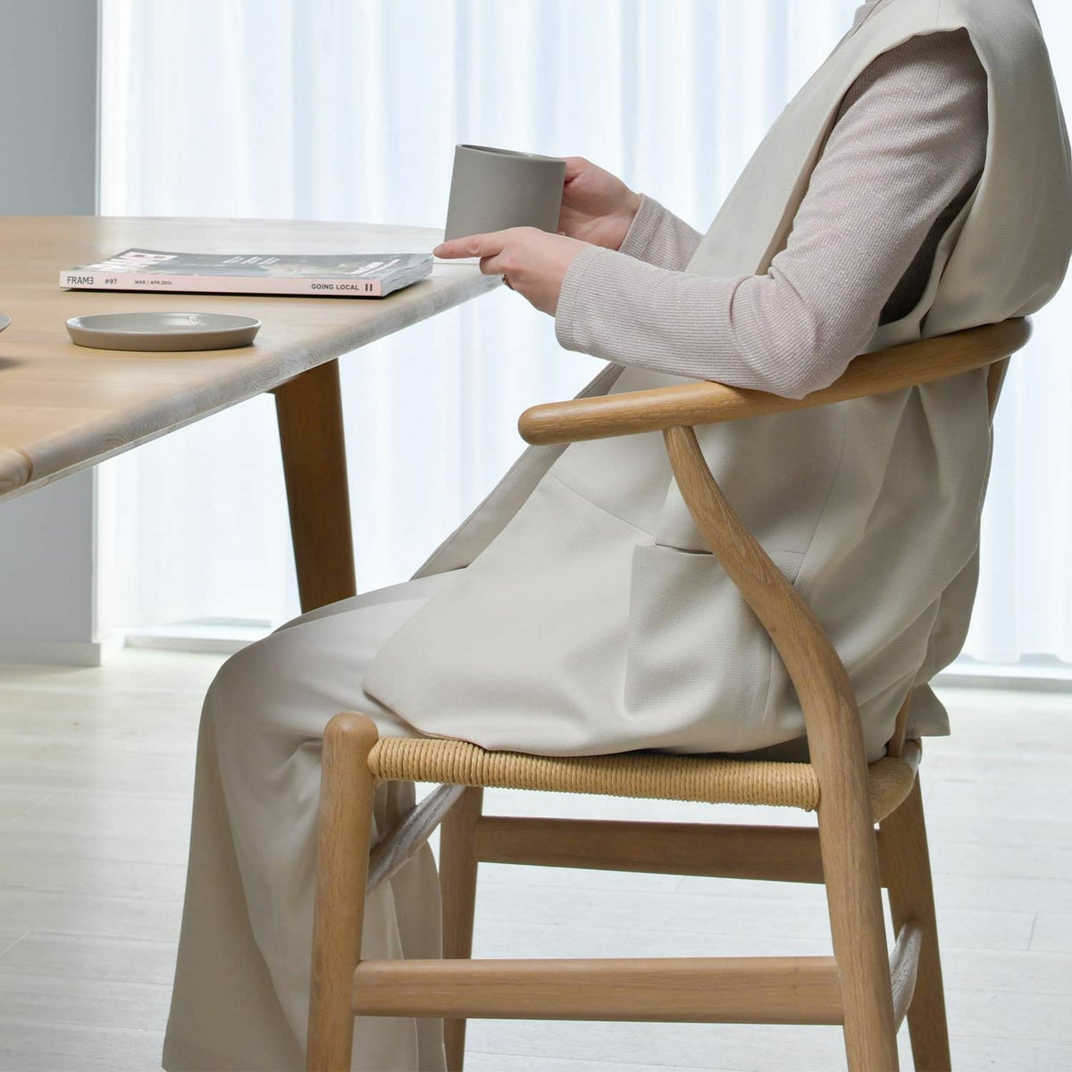 CH24 Yチェア （ワイチェア） ビーチ （クリアラッカー） ナチュラルペーパーコード Carl Hansen & Son カール・ハンセン＆サン デザイン：ハンス・J・ウェグナー