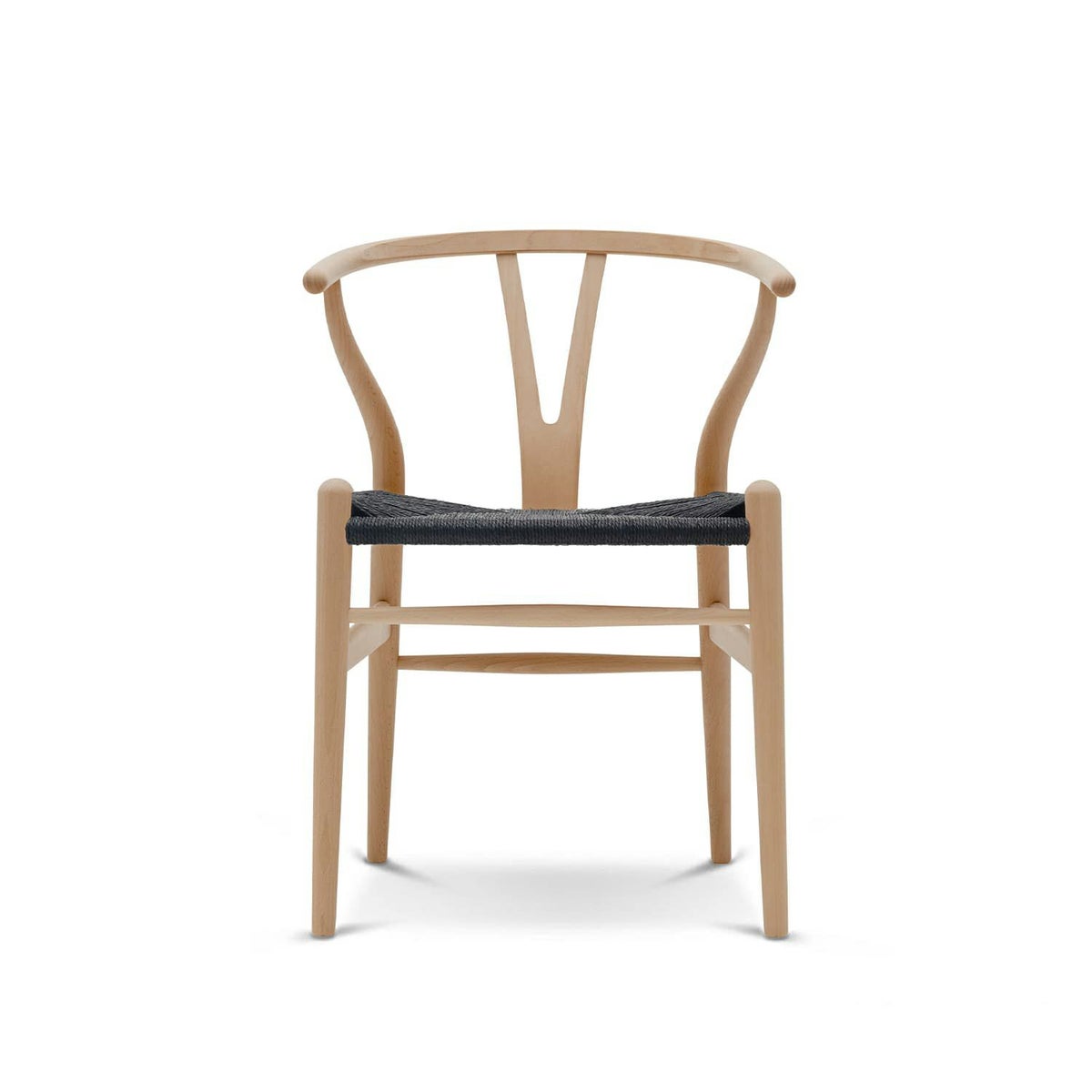 CH24 Yチェア （ワイチェア） ビーチ （オイルフィニッシュ） ブラックペーパーコード Carl Hansen & Son カール・ハンセン＆サン デザイン：ハンス・J・ウェグナー