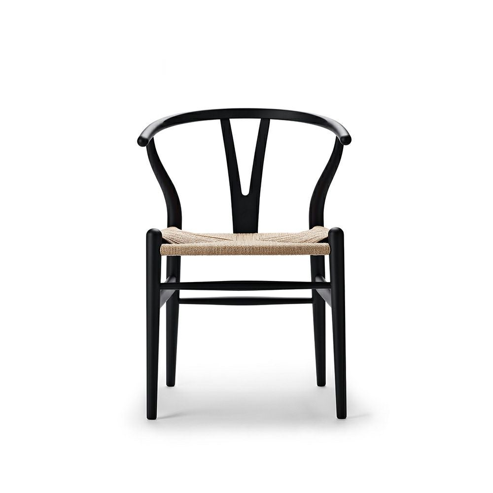 Carl Hansen & Son カール・ハンセン＆サン CH24 SOFT CHS COLOR Yチェア ソフト ビーチ （マット仕上げ） ソフトカラー：ブラック 座：ナチュラルペーパーコード デザイン：ハンス・J・ウェグナー