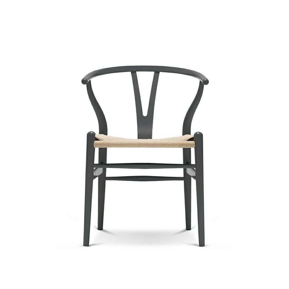 Carl Hansen & Son カール・ハンセン＆サン CH24 SOFT CHS COLOR Yチェア ソフト ビーチ （マット仕上げ） ソフトカラー：アンスラサイトグレー 座：ナチュラルペーパーコード デザイン：ハンス・J・ウェグナー