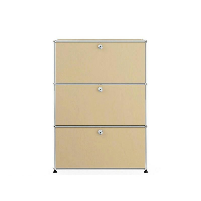 USM ユーエスエム USMハラー キャビネット （ドロップダウンドア×2・エクステンションドア×1） サイズ：W773×D373×H1090mm