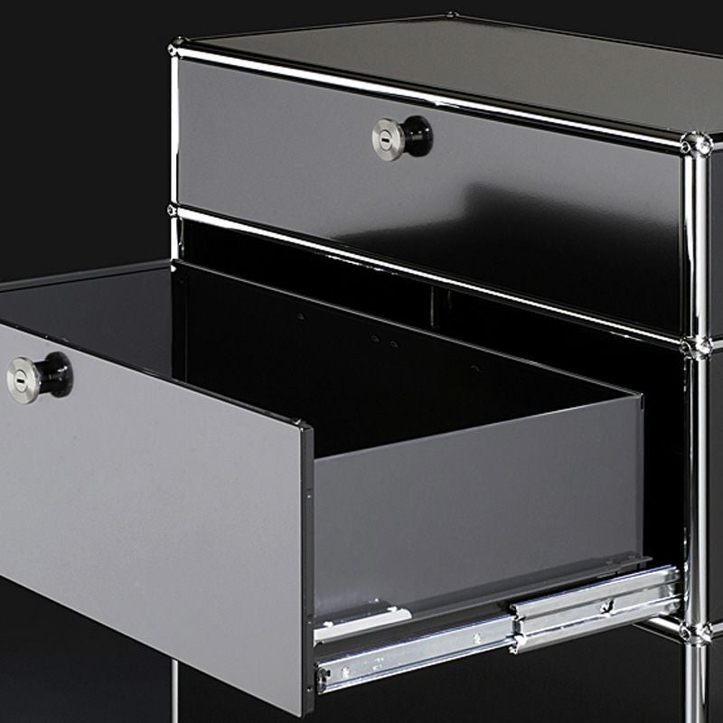 USM ユーエスエム USMハラー キャビネット （ドロップダウンドア×2・エクステンションドア×1） サイズ：W773×D373×H1090mm