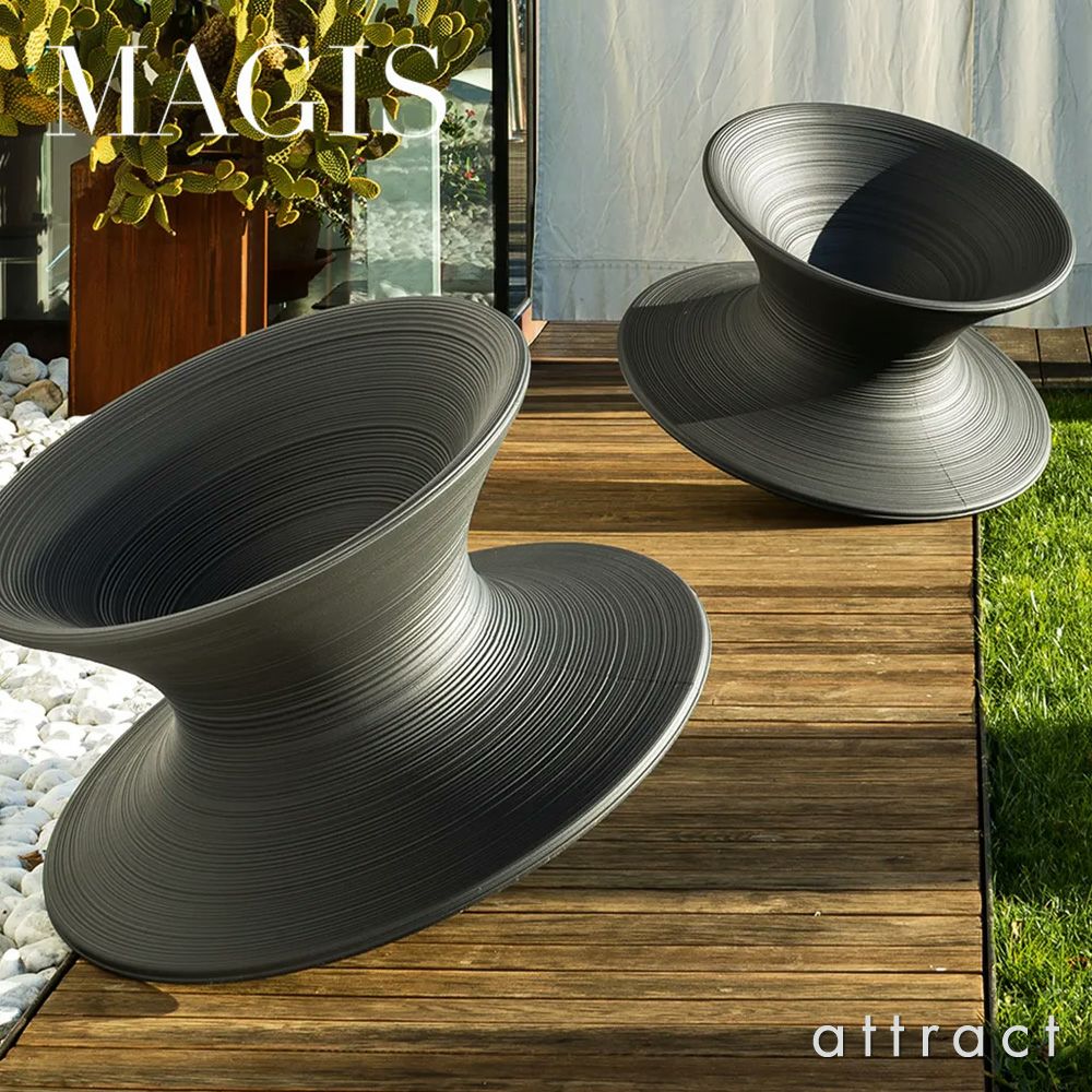 MAGIS マジス Spun スパン ロータティング 回転式 ローチェア ラウンジチェア アウトドア カラー：5色 Thomas Heatherwick トーマス・ヘザウィック SD660