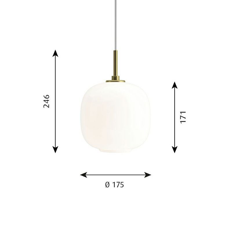 Louis Poulsen ルイスポールセン VL45 Radiohouse ラジオハウス ペンダント Φ175mm デザイン：ヴィルヘルム・ラウリッツェン