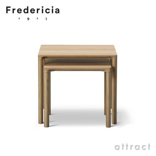 Fredericia フレデリシア Piloti Table ピロッティ コーヒーテーブル 6700 オーク W39×D31cm デザイン：ヒューゴ・パッソス