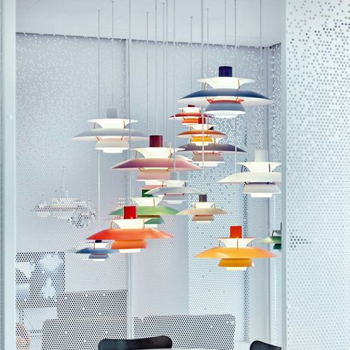 Louis Poulsen ルイスポールセン PH 5 ペンダントライト Φ500mm カラー：クラシックホワイト デザイン：ポール・ヘニングセン