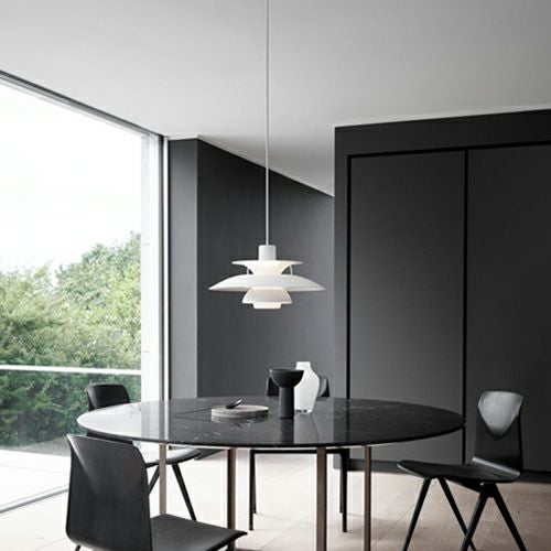 Louis Poulsen ルイスポールセン PH 5 Monochrome モノクローム 直径:50cm ペンダントライト カラー：モノクロームオイスター デザイン：ポール・ヘニングセン