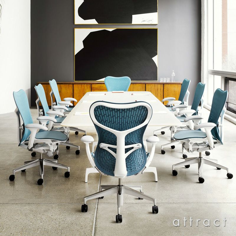 Herman Miller ハーマンミラー Mirra 2 Chair ミラ 2 チェア グラファイト バタフライ サスペンション＆ラティテュードファブリック（ブラック） アジャスタブルアーム （カーペット用キャスター） デザイン：Studio 7.5
