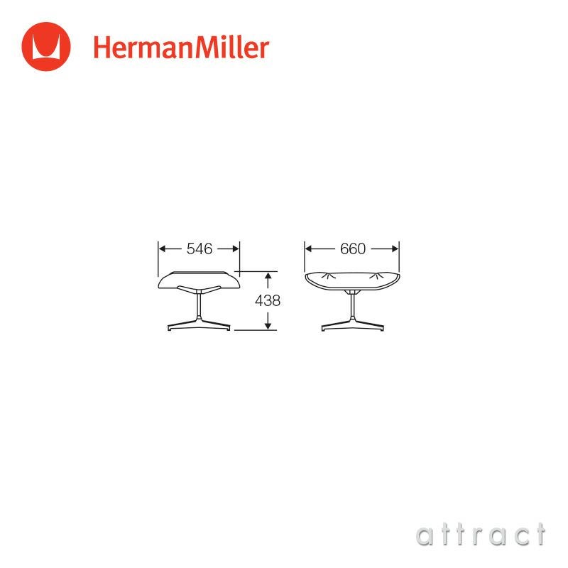 Herman Miller ハーマンミラー Eames Lounge Chair & Ottoman イームズ ラウンジチェア ＆ オットマン カラー：サントスパリサンダー × ブラックレザー デザイン：チャールズ＆レイ・イームズ