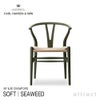 Carl Hansen & Son カール・ハンセン＆サン CH24 SOFT BY ILSE CRAWFORD Yチェア ソフト イルス・クロフォード ビーチ （マット仕上げ） ソフトカラー：シーウィード 座：ナチュラルペーパーコード デザイン：ハンス・J・ウェグナー