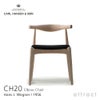 Carl Hansen & Son カール・ハンセン＆サン CH20 エルボーチェア ビーチ （オイルフィニッシュ） 張座：ファブリック グループ 1 Remix 2・Canvas 2