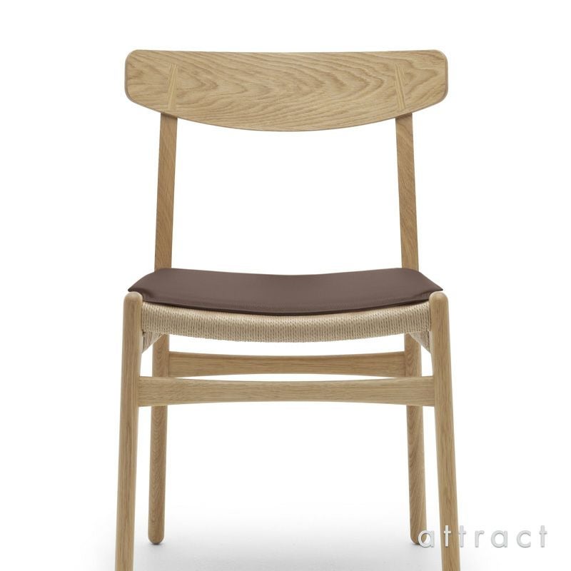 Carl Hansen & Son カール・ハンセン＆サン CH23 アームレスチェア用 両面レザークッション Loke ロケ ピグメントレザー カラー：３色