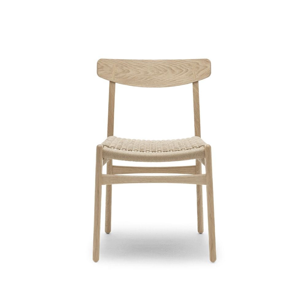 Carl Hansen & Son カール・ハンセン＆サン CH23 アームレスチェア オーク （ホワイトオイルフィニッシュ） オークキャップ