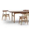 Carl Hansen & Son カール・ハンセン＆サン CH33T チェア ウォールナット×オーク ミックス （オイルフィニッシュ） 板座