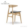 Carl Hansen & Son カール・ハンセン＆サン CH33P チェア オーク （ホワイトオイルフィニッシュ） 張座：レザー Thor