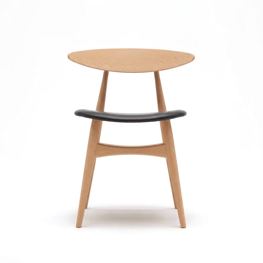 Carl Hansen & Son カール・ハンセン＆サン CH33P チェア ビーチ （オイルフィニッシュ） 張座：レザー Thor