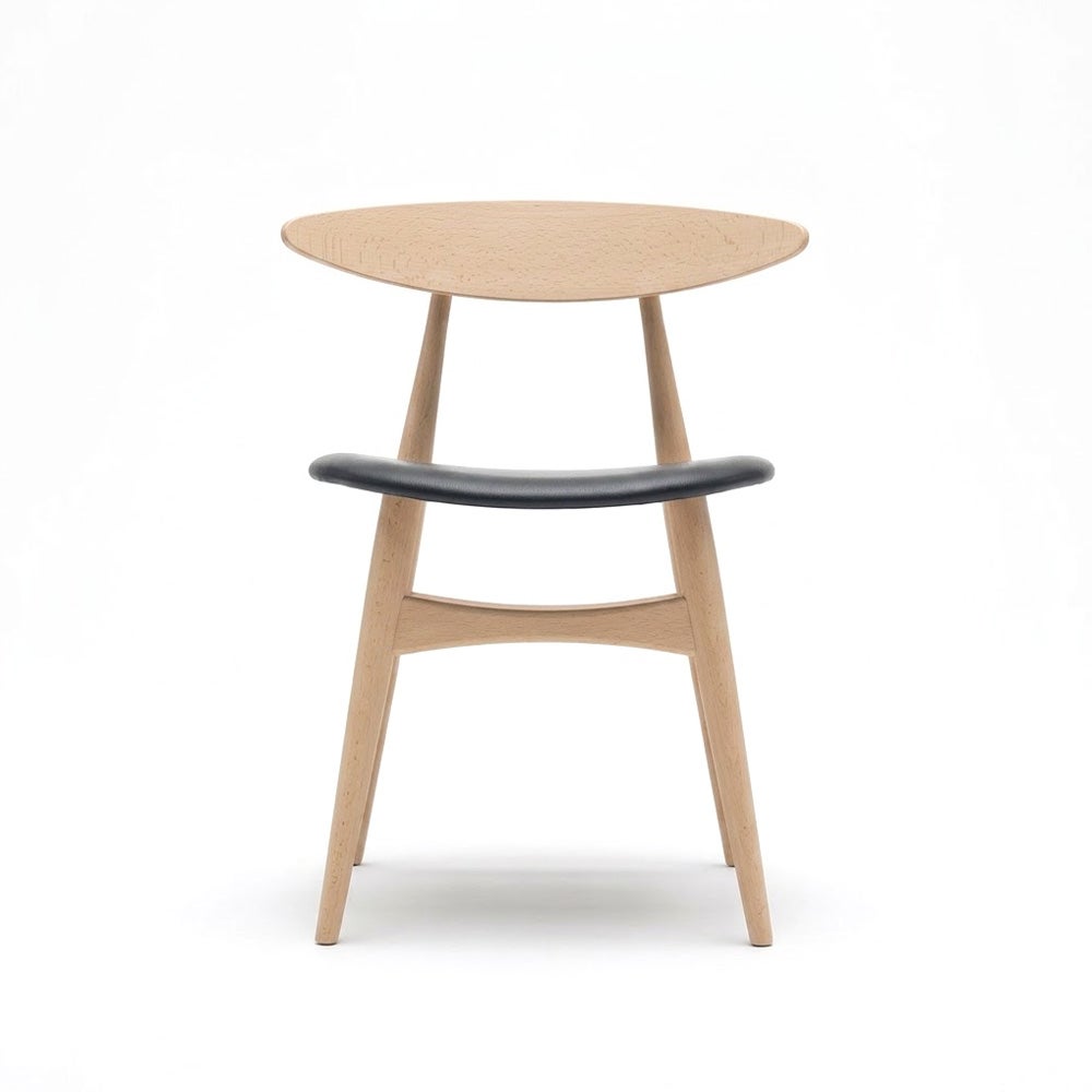 Carl Hansen & Son カール・ハンセン＆サン CH33P チェア ビーチ（ソープフィニッシュ） 張座：レザー Thor デザイン：ハンス・J・ウェグナー