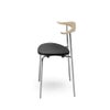 Carl Hansen & Son カール・ハンセン＆サン CH88P オーク （オイルフィニッシュ） ステンレスフレーム 張座：レザー（Thor）