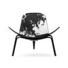 Carl Hansen & Son カール・ハンセン＆サン CH07 シェルチェア イージーチェア　オーク （ブラック塗装） 張座：レザー Cowhide デザイン：ハンス・J・ウェグナー