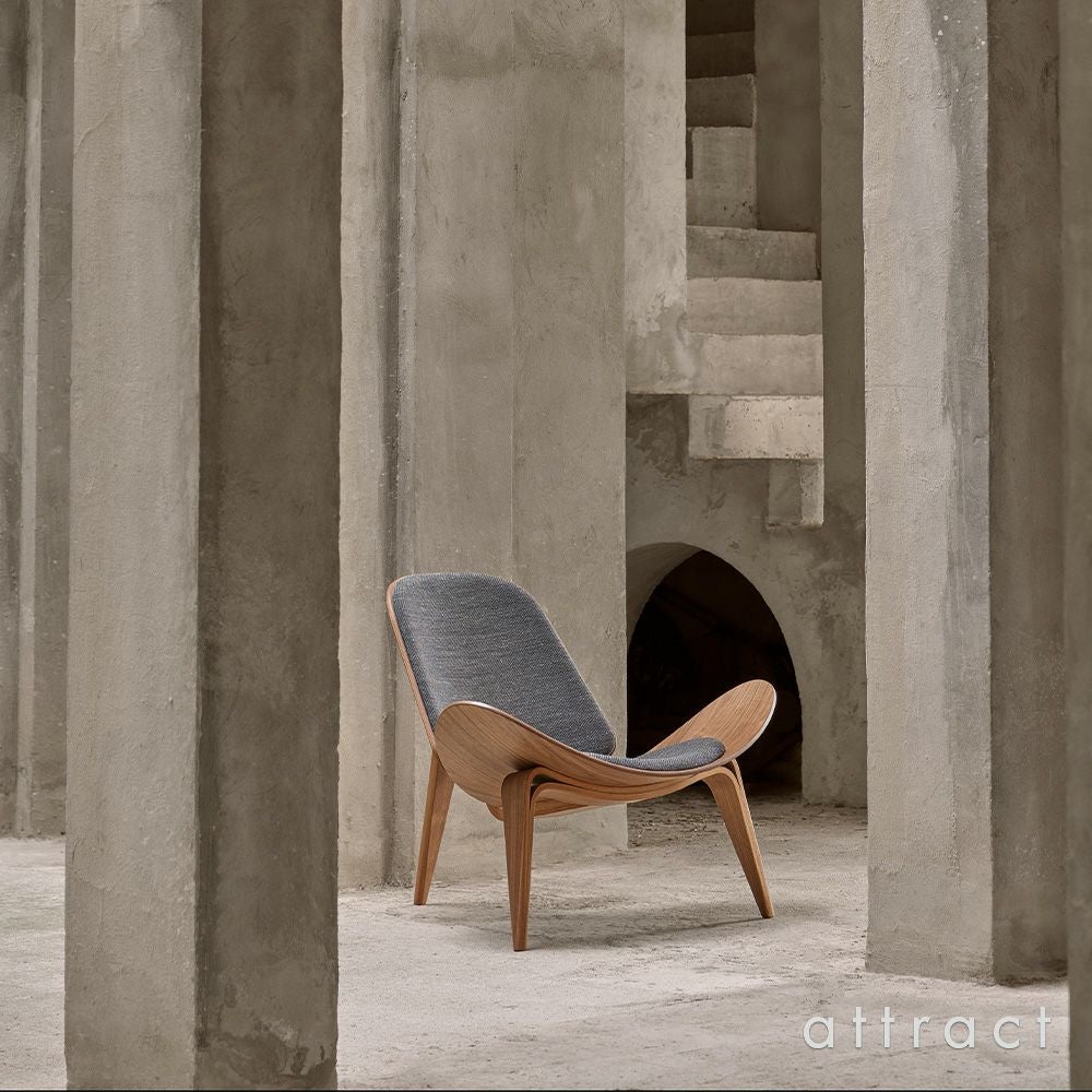 Carl Hansen & Son カール・ハンセン＆サン CH07 シェルチェア イージーチェア　オーク （ブラック塗装） 張座：レザー Cowhide