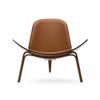 Carl Hansen & Son カール・ハンセン＆サン CH07 シェルチェア イージーチェア　ウォルナット （オイルフィニッシュ） 張座：レザー Thor デザイン：ハンス・J・ウェグナー