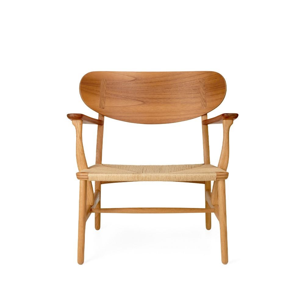 Carl Hansen & Son カール・ハンセン＆サン CH22 ラウンジチェア ミックス チーク×オーク（オイルフィニッシュ）