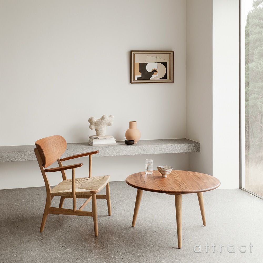 Carl Hansen & Son カール・ハンセン＆サン CH22 ラウンジチェア ミックス チーク×オーク（オイルフィニッシュ）