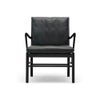 Carl Hansen & Son カール・ハンセン＆サン OW149 コロニアルチェア オーク （ブラック塗装） 張座：レザー Thor 301（ブラック） デザイン：オーレ・ヴァンシャー