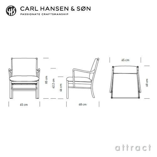 Carl Hansen & Son カール・ハンセン＆サン OW149 コロニアルチェア オーク （オイルフィニッシュ） 張座：レザー Thor デザイン：オーレ・ヴァンシャー