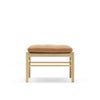 Carl Hansen & Son カール・ハンセン＆サン OW149F コロニアルスツール　オットマン フットスツール オーク（オイルフィニッシュ） 張座：レザー Thor デザイン：オーレ・ヴァンシャー