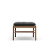 Carl Hansen & Son カール・ハンセン＆サン OW149F コロニアルスツール　オットマン フットスツール ウォルナット（オイルフィニッシュ） 張座：レザー Thor デザイン：オーレ・ヴァンシャー