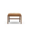 Carl Hansen & Son カール・ハンセン＆サン OW149F コロニアルスツール　オットマン フットスツール ウォルナット（オイルフィニッシュ） 張座：レザー Thor デザイン：オーレ・ヴァンシャー