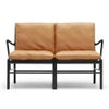 Carl Hansen & Son カール・ハンセン＆サン OW149-2 コロニアルソファ　2シーター オーク （ブラック塗装） 張座：レザー Thor デザイン：オーレ・ヴァンシャー