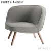 FRITZ HANSEN フリッツ・ハンセン VIA57 BI01 ラウンジチェア Christianshavn クリスチャンハウン カラー：26色 ウッドベース：オーク無垢材 デザイン：KiBiSi（キビシ） 