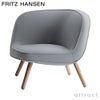 FRITZ HANSEN フリッツ・ハンセン VIA57 BI01 ラウンジチェア Christianshavn クリスチャンハウン カラー：26色 ウッドベース：オーク無垢材 デザイン：KiBiSi（キビシ） 