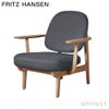 FRITZ HANSEN フリッツ・ハンセン FRED フレッド JH97 ラウンジチェア Christianshavn クリスチャンハウン カラー：26色 ウッドベース 無垢材 デザイン：ハイメ・アジョン