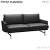  FRITZ HANSEN フリッツ・ハンセン LISSONI SOFA リッソーニソファ PL112S 2人掛けソファ W168cm エッセンシャルレザー カラー：5色 マットポリッシュ仕上げスチールベース デザイン：ピエロ・リッソーニ 