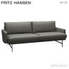 FRITZ HANSEN フリッツ・ハンセン LISSONI SOFA リッソーニソファ PL112 2人掛けソファ W198cm エッセンシャルレザー カラー：5色 マットポリッシュ仕上げスチールベース デザイン：ピエロ・リッソーニ 